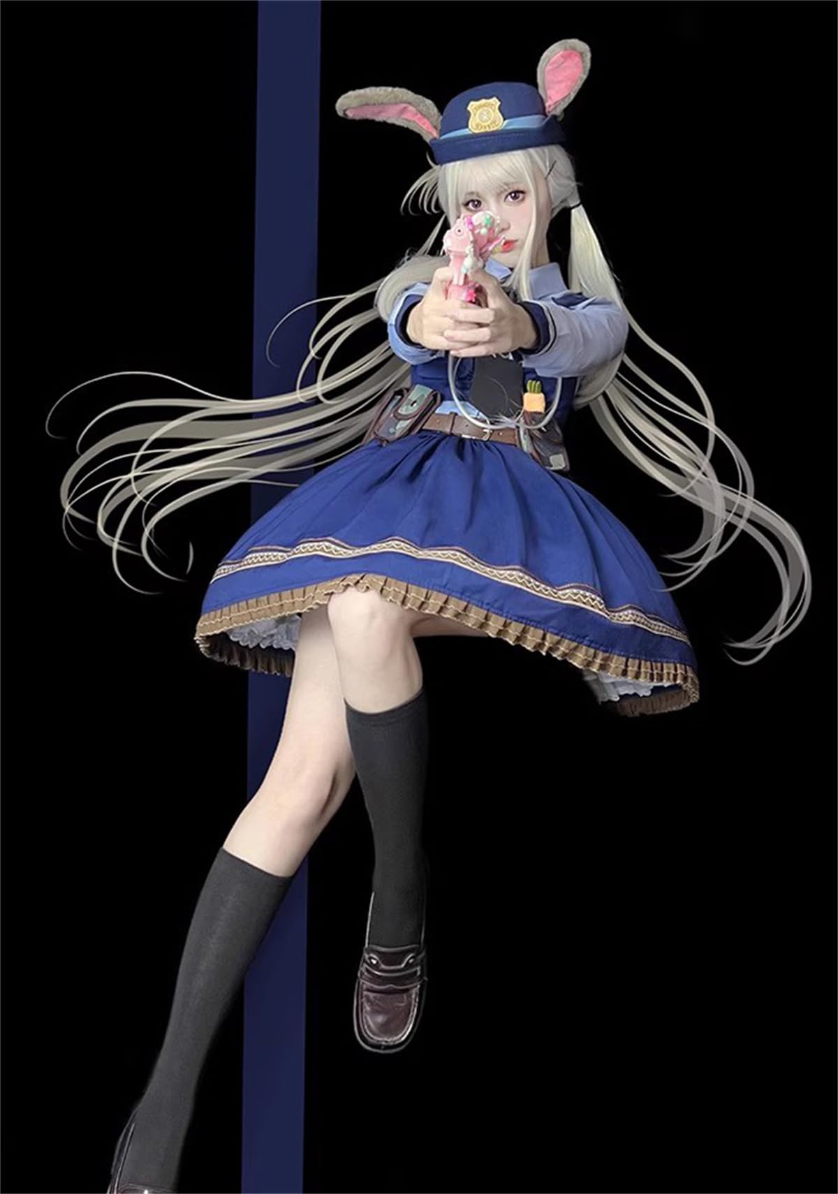 Amazon.co.jp: ズートピア ジュディ コスプレ衣装 帽子付き 11点